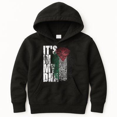 It's In My DNA Palestinian Arabic Gifts Palestine Flag Kids Hoodie