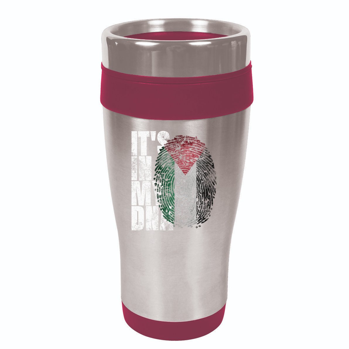 It's In My DNA Palestinian Arabic Gifts Palestine Flag 16oz Travel Tumbler