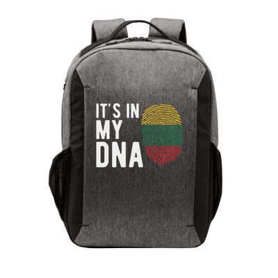It's In My Dna Lithuania Flag Lithuanian Gift Vector Backpack