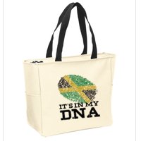 ItS In My Dna Jamaican Jamaica Flag Zip Tote Bag