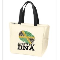 ItS In My Dna Jamaican Jamaica Flag Zip Tote Bag