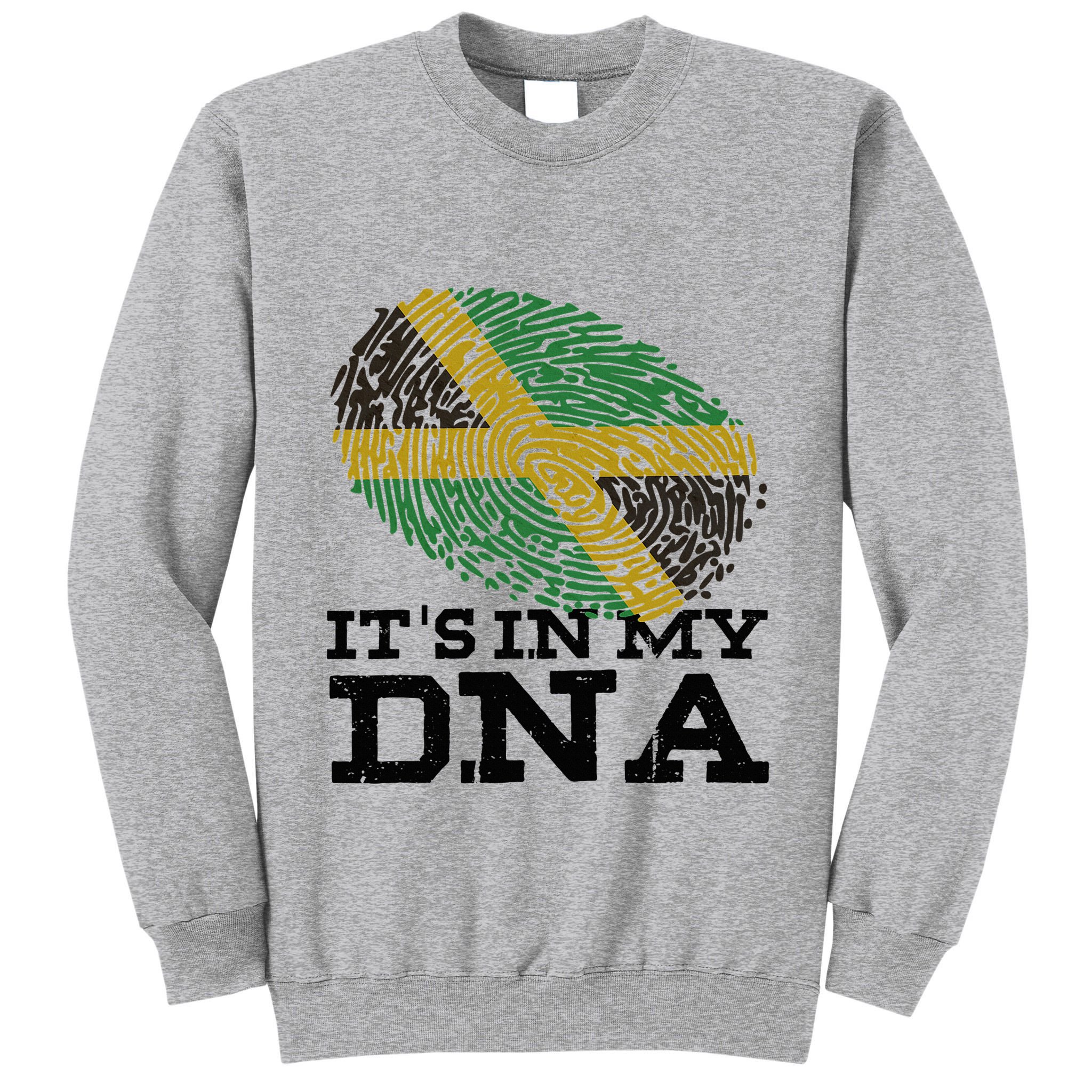 ItS In My Dna Jamaican Jamaica Flag Tall Sweatshirt