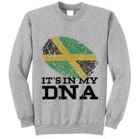 ItS In My Dna Jamaican Jamaica Flag Tall Sweatshirt