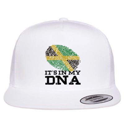 ItS In My Dna Jamaican Jamaica Flag Flatbill Hat
