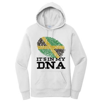 ItS In My Dna Jamaican Jamaica Flag Women's Pullover Hoodie