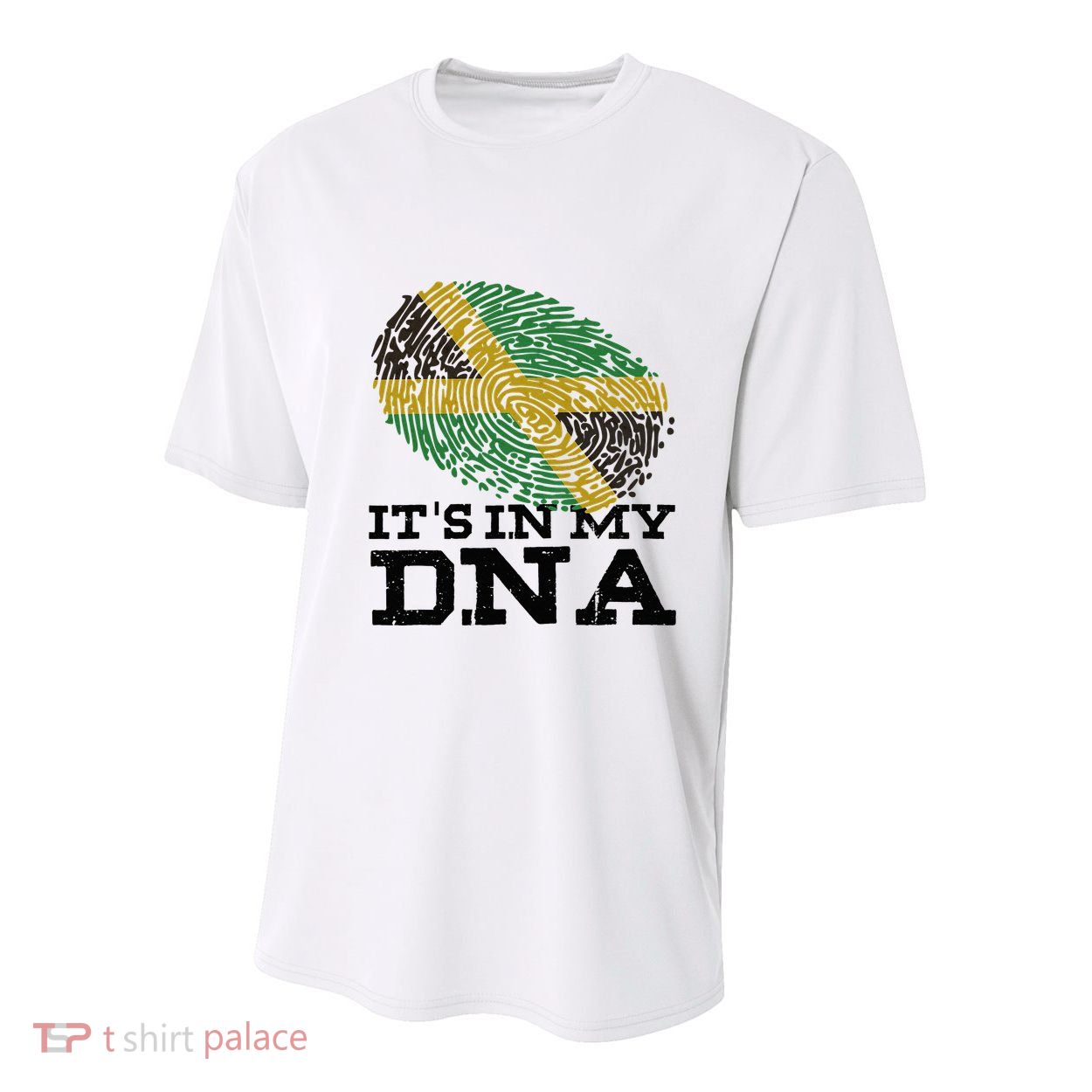 ItS In My Dna Jamaican Jamaica Flag Youth Performance Sprint T-Shirt
