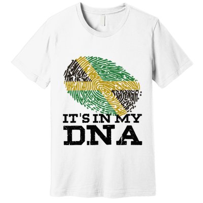 ItS In My Dna Jamaican Jamaica Flag Premium T-Shirt