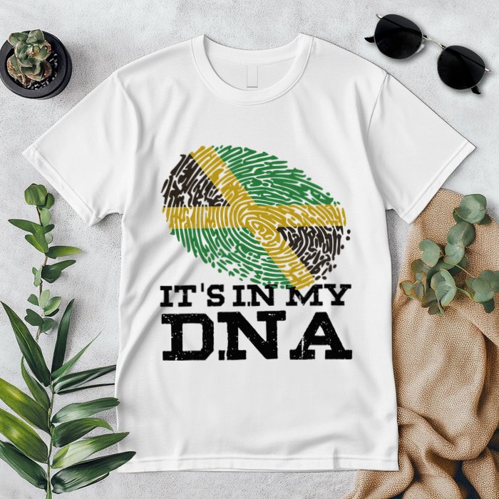 ItS In My Dna Jamaican Jamaica Flag Premium T-Shirt
