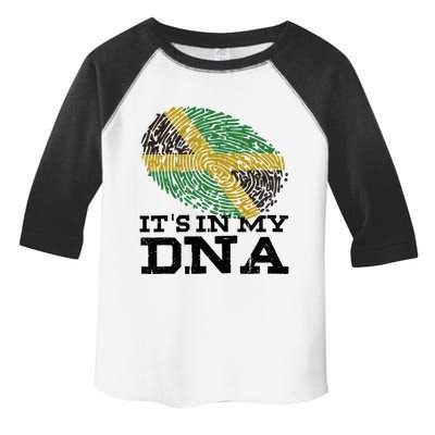 ItS In My Dna Jamaican Jamaica Flag Toddler Fine Jersey T-Shirt