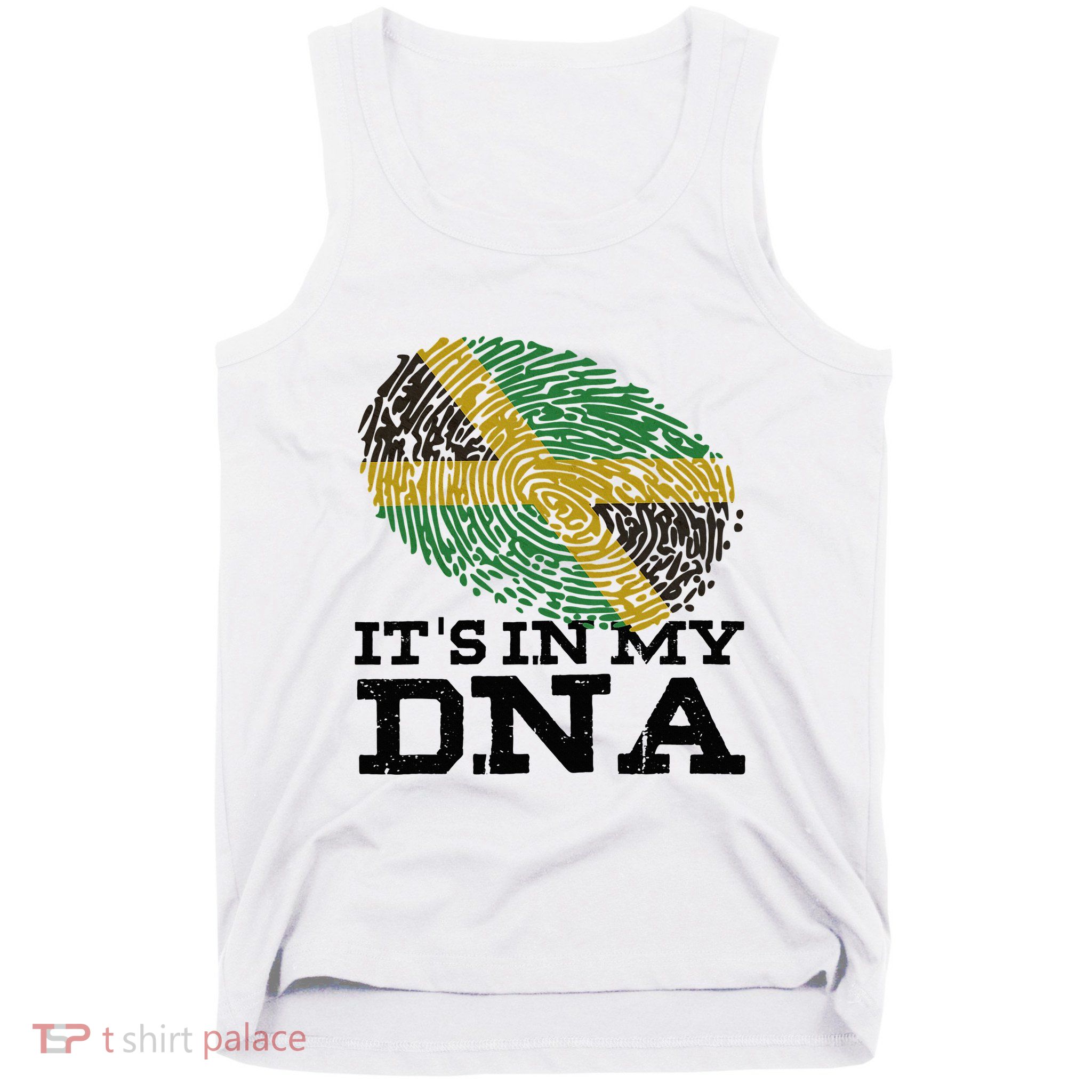 ItS In My Dna Jamaican Jamaica Flag Tank Top