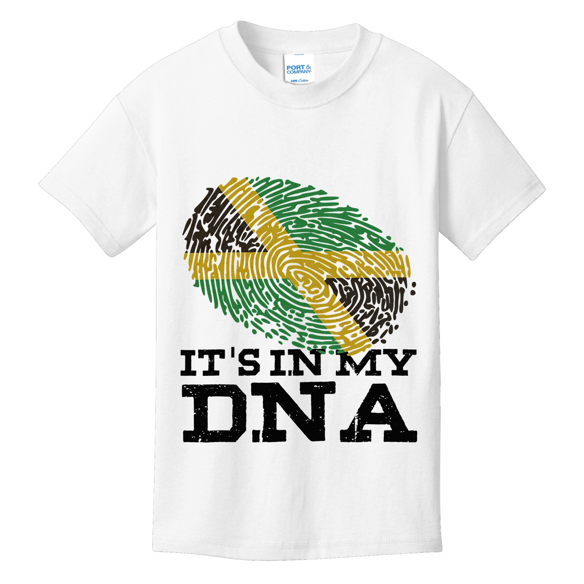 ItS In My Dna Jamaican Jamaica Flag Kids T-Shirt