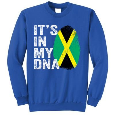 It's In My Dna Jamaican Flag Jamaica Fingerprint Gift Sweatshirt