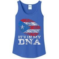 Its In My DNA Puerto Rico Rican Hispanic Heritage Month Ladies Essential Tank