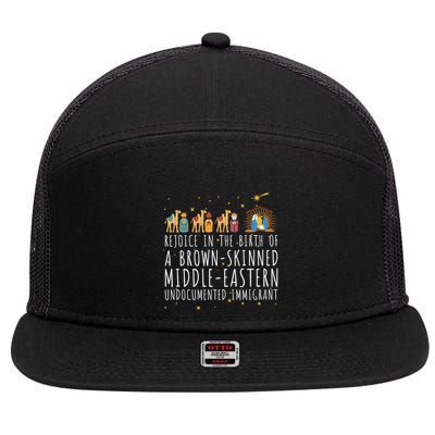 Immigrant 7 Panel Mesh Trucker Snapback Hat