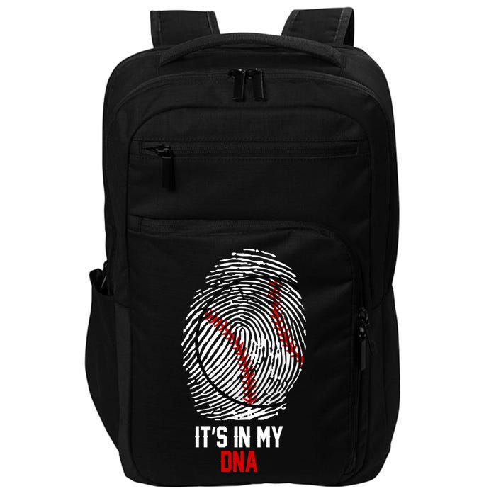 It's In My DNA Baseball Lover Impact Tech Backpack
