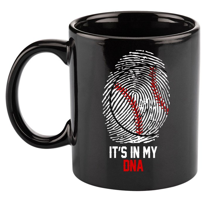 It's In My DNA Baseball Lover 11oz C Handle Ceramic Mug