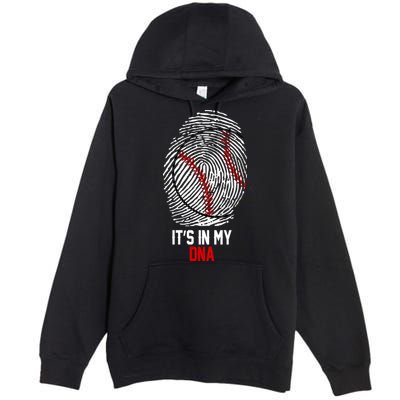 It's In My DNA Baseball Lover Premium Pullover Hoodie