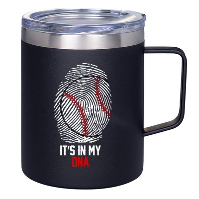 It's In My DNA Baseball Lover 12oz Stainless Steel Coffee Mug