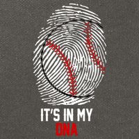 It's In My DNA Baseball Lover Cotton Canvas Backpack