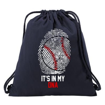 It's In My DNA Baseball Lover Drawstring Bag