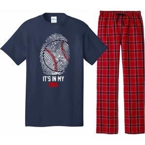 It's In My DNA Baseball Lover Pajama Set