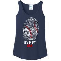 It's In My DNA Baseball Lover Ladies Essential Tank