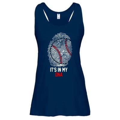 It's In My DNA Baseball Lover Ladies Essential Flowy Tank