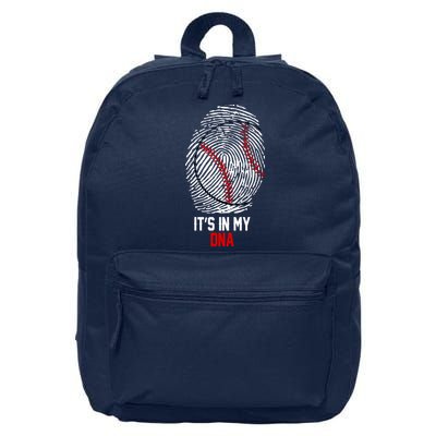 It's In My DNA Baseball Lover 16 in Basic Backpack