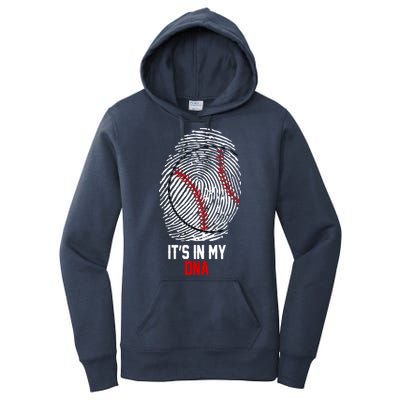 It's In My DNA Baseball Lover Women's Pullover Hoodie