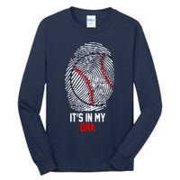 It's In My DNA Baseball Lover Tall Long Sleeve T-Shirt
