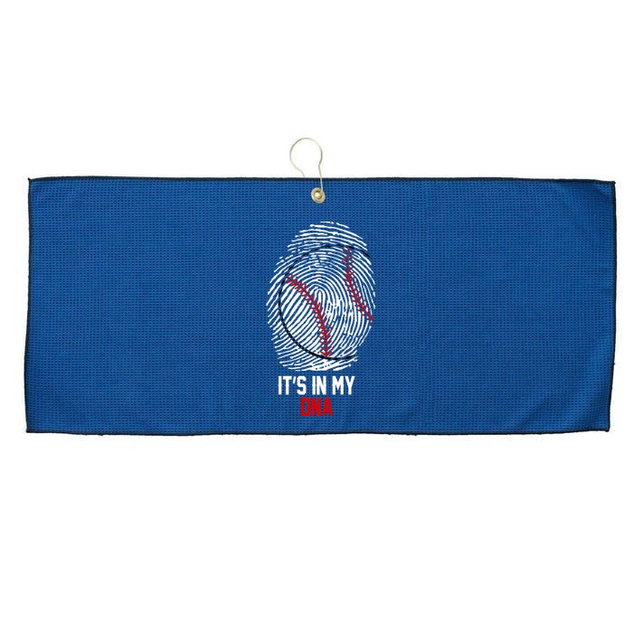 It's In My DNA Baseball Lover Large Microfiber Waffle Golf Towel