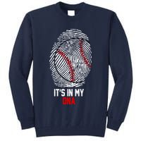 It's In My DNA Baseball Lover Tall Sweatshirt