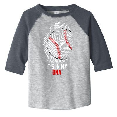 It's In My DNA Baseball Lover Toddler Fine Jersey T-Shirt