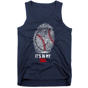 It's In My DNA Baseball Lover Tank Top