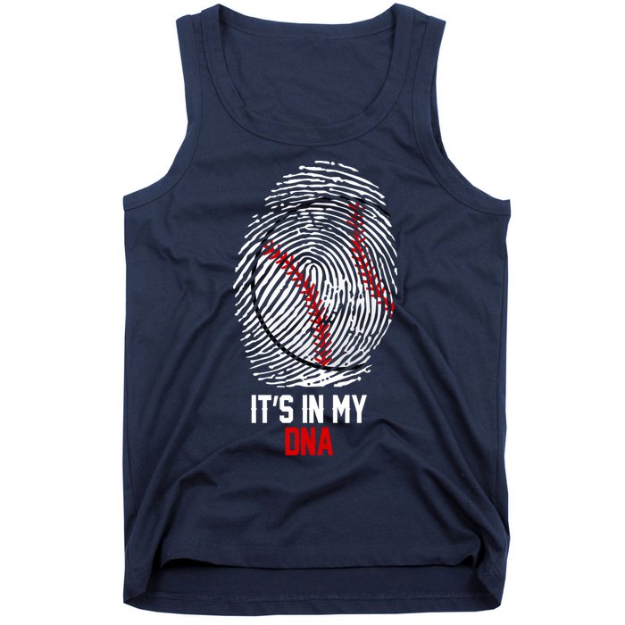 It's In My DNA Baseball Lover Tank Top