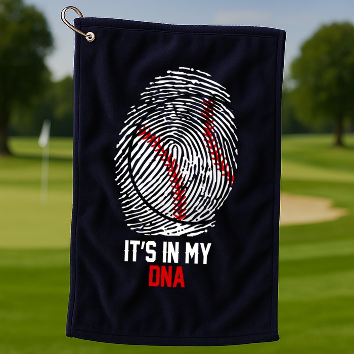 It's In My DNA Baseball Lover Golf Towel