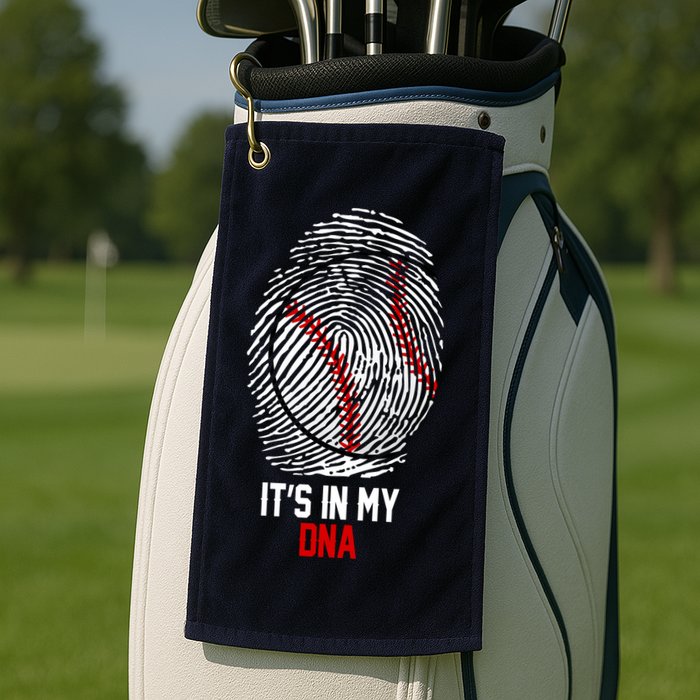 It's In My DNA Baseball Lover Golf Towel