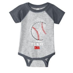 It's In My DNA Baseball Lover Infant Baby Jersey Bodysuit