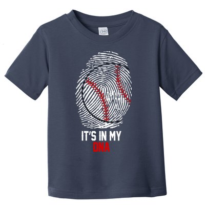 It's In My DNA Baseball Lover Toddler T-Shirt