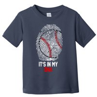 It's In My DNA Baseball Lover Toddler T-Shirt