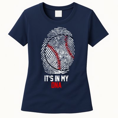 It's In My DNA Baseball Lover Womens T-Shirt