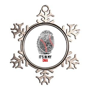 It's In My DNA Baseball Lover Metallic Star Ornament