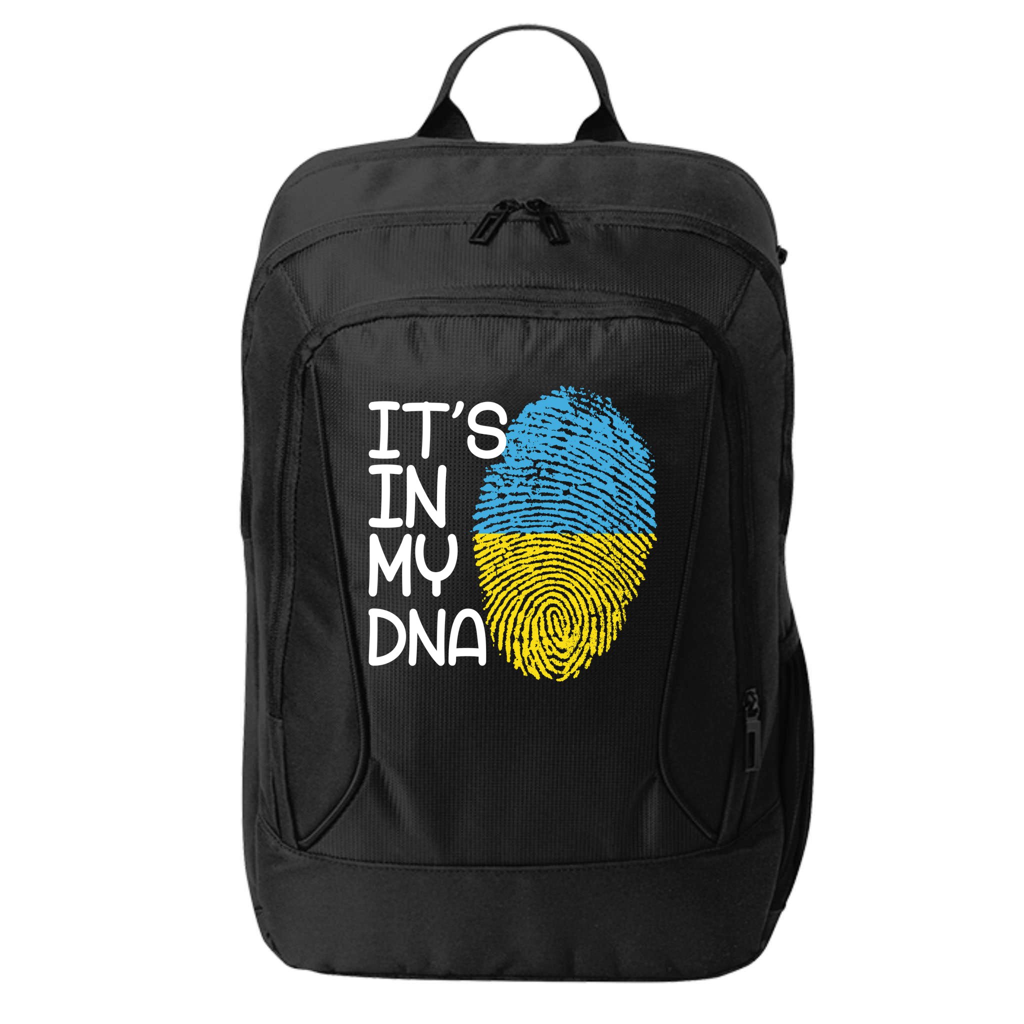 It's In My DNA Ukraine Fingerprint City Backpack