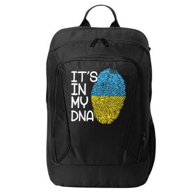 It's In My DNA Ukraine Fingerprint City Backpack