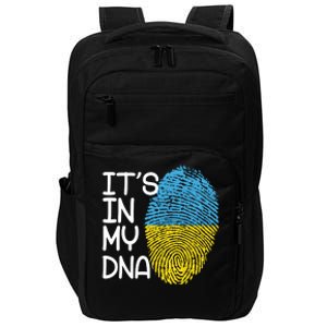 It's In My DNA Ukraine Fingerprint Impact Tech Backpack