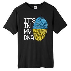 It's In My DNA Ukraine Fingerprint Tall Fusion ChromaSoft Performance T-Shirt