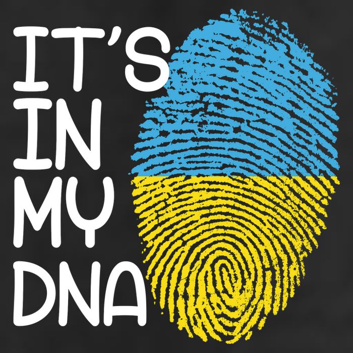 It's In My DNA Ukraine Fingerprint Microfiber Hand Towel