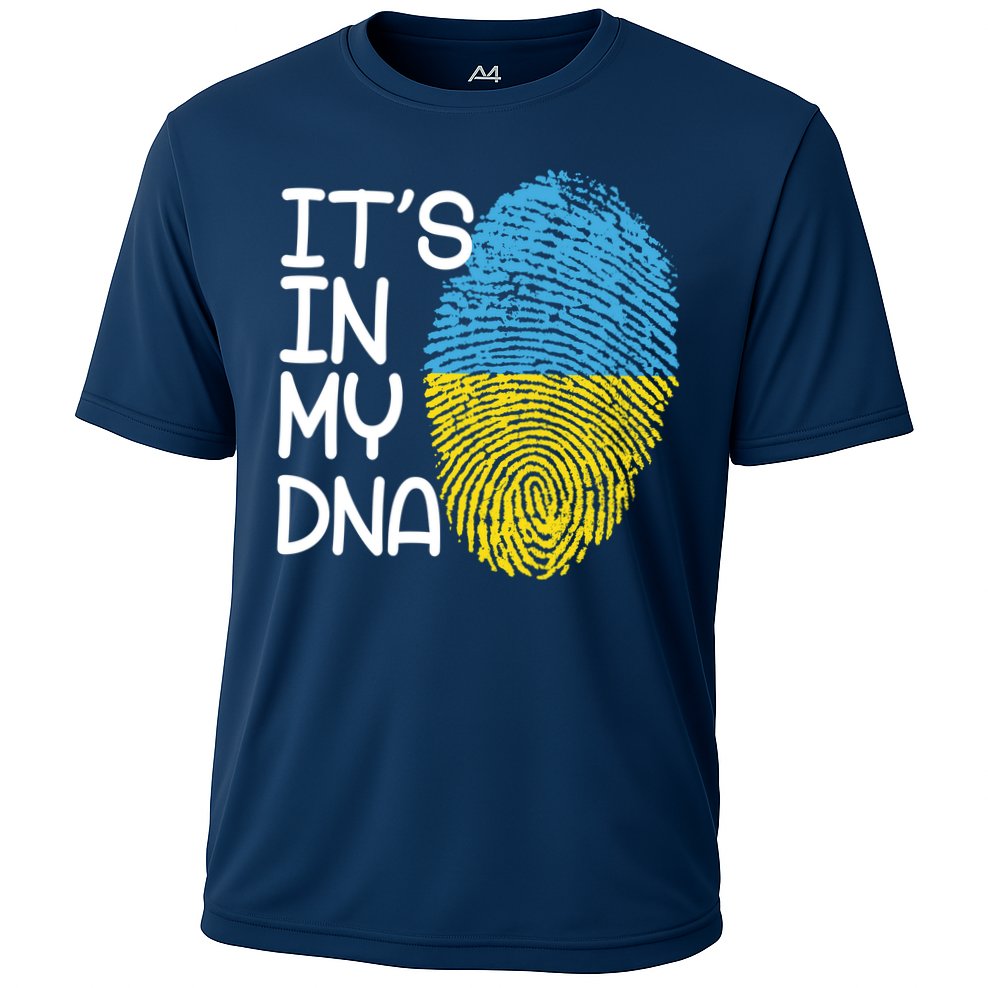 It's In My DNA Ukraine Fingerprint Performance Shirt