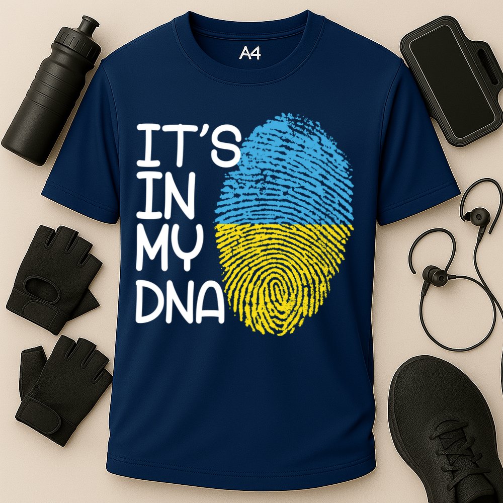 It's In My DNA Ukraine Fingerprint Performance Shirt