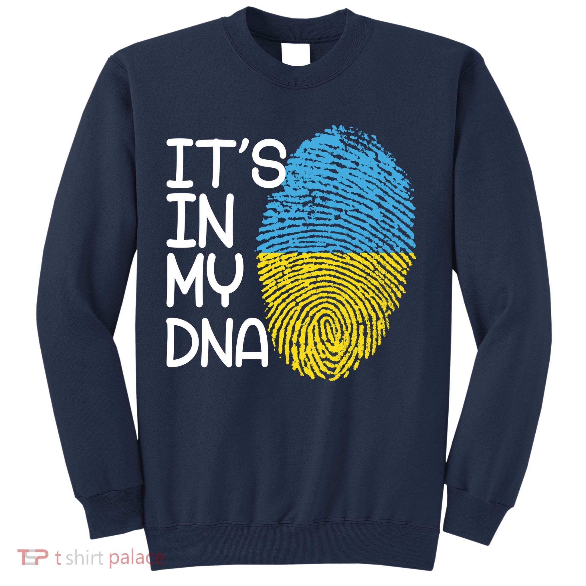 It's In My DNA Ukraine Fingerprint Sweatshirt